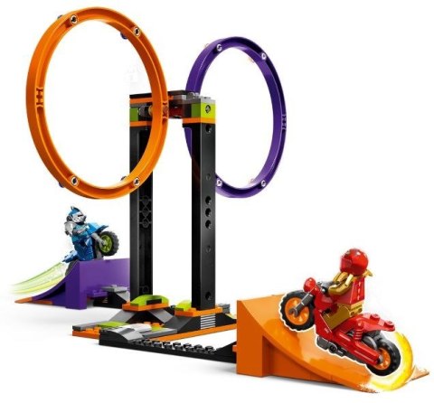 LEGO City Stuntz 60360 Wyzwanie kaskaderskie-obracające się okręgi LEGO City Stuntz 60360 Wyzwanie kaskaderskie-obracające się okręgi