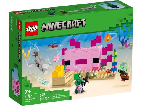 LEGO Minecraft 21247 Dom aksolotla LEGO Minecraft 21247 Dom aksolotla