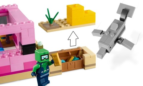LEGO Minecraft 21247 Dom aksolotla LEGO Minecraft 21247 Dom aksolotla