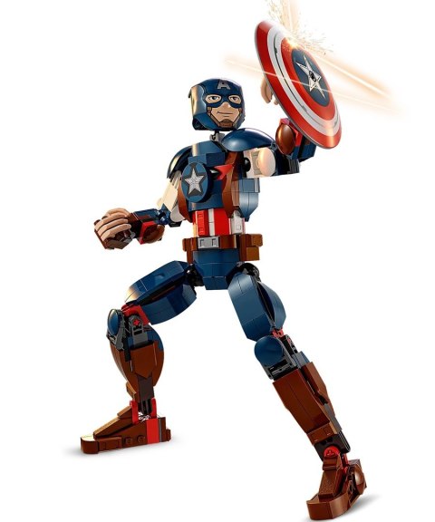 LEGO Super Heroes 76258 Figurka Kapitana Ameryki do zbudowania LEGO Super Heroes 76258 Figurka Kapitana Ameryki do zbudowania