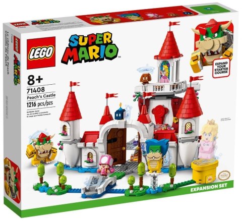 LEGO Super Mario 71408 Zamek Peach - zestaw rozszerzający LEGO Super Mario 71408 Zamek Peach - zestaw rozszerzający