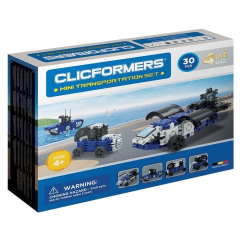 Klocki konstrukcyjne CLICFORMERS - Zestaw 30 el. - Transportowce ( 4 w 1) Klocki konstrukcyjne CLICFORMERS - Zestaw 30 el. - Transportowce ( 4 w 1)