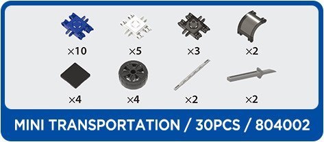 Klocki konstrukcyjne CLICFORMERS - Zestaw 30 el. - Transportowce ( 4 w 1) Klocki konstrukcyjne CLICFORMERS - Zestaw 30 el. - Transportowce ( 4 w 1)