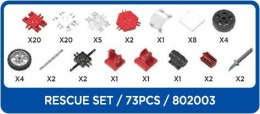 Klocki konstrukcyjne CLICFORMERS - Zestaw 70 el. - Straż Pożarna (7 w 1)