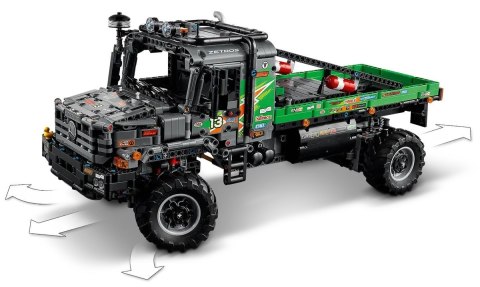LEGO 42129 Sterowana przez aplikację ciężarówka Mercedes-Benz Zetros z napędem na 4 koła LEGO 42129 Sterowana przez aplikację ciężarówka Mercedes-Benz Zetros z napędem na 4 koła