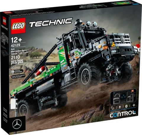 LEGO 42129 Sterowana przez aplikację ciężarówka Mercedes-Benz Zetros z napędem na 4 koła LEGO 42129 Sterowana przez aplikację ciężarówka Mercedes-Benz Zetros z napędem na 4 koła