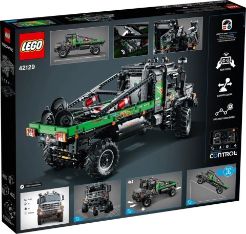LEGO 42129 Sterowana przez aplikację ciężarówka Mercedes-Benz Zetros z napędem na 4 koła LEGO 42129 Sterowana przez aplikację ciężarówka Mercedes-Benz Zetros z napędem na 4 koła