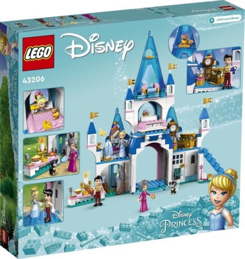 LEGO Disney Princess 43206 Zamek Kopciuszka i księcia z bajki LEGO Disney Princess 43206 Zamek Kopciuszka i księcia z bajki