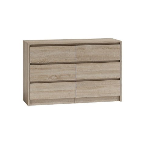 K120 KARO KOMODA 6 SZUFLAD SONOMA K120 KARO KOMODA 6 SZUFLAD SONOMA