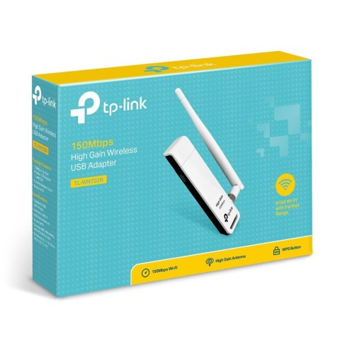 Karta sieciowa TP-LINK TL-WN722N (USB 2.0) Karta sieciowa TP-LINK TL-WN722N (USB 2.0)