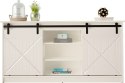 Komoda 160x80x35 GRANERO biały/biały połysk