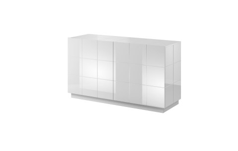 Komoda 2D REJA biały połysk/ biały połysk Komoda 2D REJA biały połysk/ biały połysk