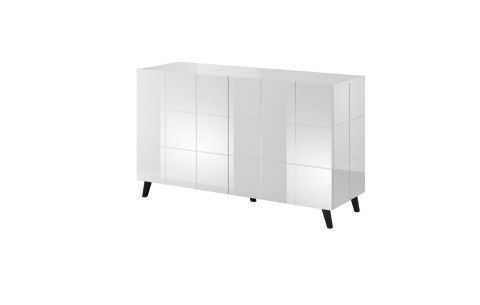 Komoda 2D REJA biały połysk/ biały połysk Komoda 2D REJA biały połysk/ biały połysk