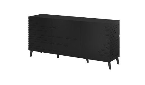 Komoda NOVA 155x40x72 czarny mat Komoda NOVA 155x40x72 czarny mat