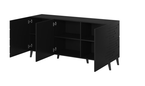 Komoda NOVA 155x40x72 czarny mat Komoda NOVA 155x40x72 czarny mat