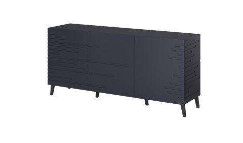 Komoda NOVA 155x40x72 granat mat Komoda NOVA 155x40x72 granat mat