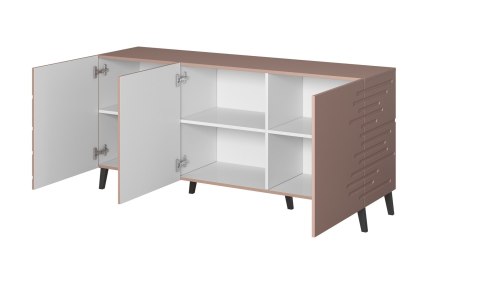 Komoda NOVA 155x40x72 róż mat Komoda NOVA 155x40x72 róż mat