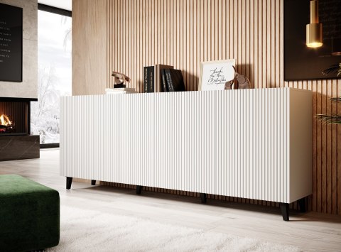Komoda PAFOS 200x40x82 biały mat Komoda PAFOS 200x40x82 biały mat