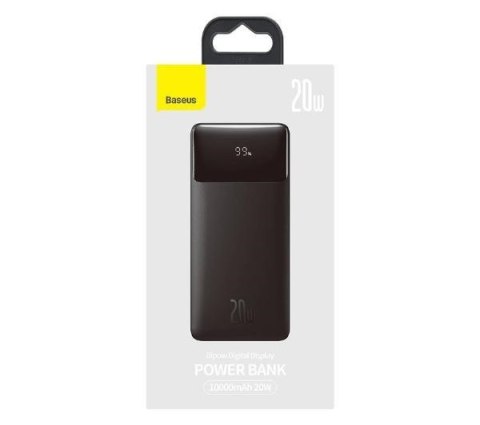 BASEUS POWERBANK BIPOW 10000MAH, 2XUSB, USB-C, 20W BASEUS POWERBANK BIPOW 10000MAH, 2XUSB, USB-C, 20W
