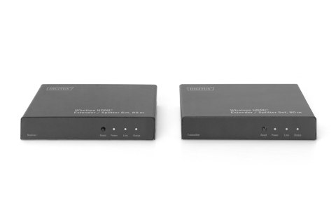 DIGITUS PRZEDŁUŻACZ/EXTENDER SPLITTER HDMI BEZPRZEWODOWY 80M 1080P 60HZ FHD 5GHZ HDCP 1.3 (ZESTAW) DS-55314 DIGITUS PRZEDŁUŻACZ/EXTENDER SPLITTER HDMI BEZPRZEWODOWY 80M 1080P 60HZ FHD 5GHZ HDCP 1.3 (ZESTAW) DS-55314