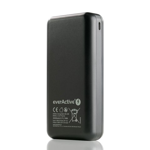 EVERACTIVE POWERBANK LITOWO-POLIMEROWY 20000 MAH EB-L20K EVERACTIVE POWERBANK LITOWO-POLIMEROWY 20000 MAH EB-L20K