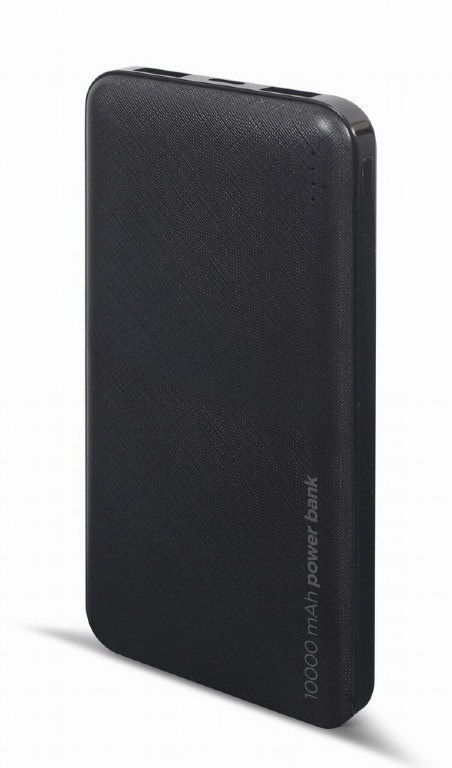 GEMBIRD POWERBANK 10000 MAH 2X USB, CZARNY GEMBIRD POWERBANK 10000 MAH 2X USB, CZARNY