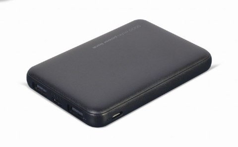GEMBIRD POWERBANK 5000MAH 2X USB, CZARNY GEMBIRD POWERBANK 5000MAH 2X USB, CZARNY