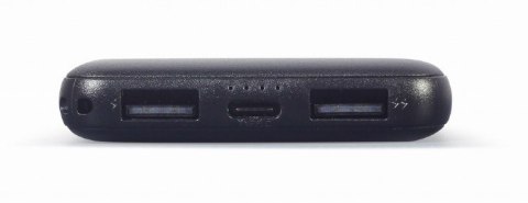 GEMBIRD POWERBANK 5000MAH 2X USB, CZARNY GEMBIRD POWERBANK 5000MAH 2X USB, CZARNY