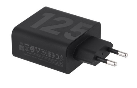 Motorola Wall Charger TurboPower 125W GaN USB-A w/ 1m USB-C, Black Motorola Wall Charger TurboPower 125W GaN USB-A w/ 1m USB-C, Black