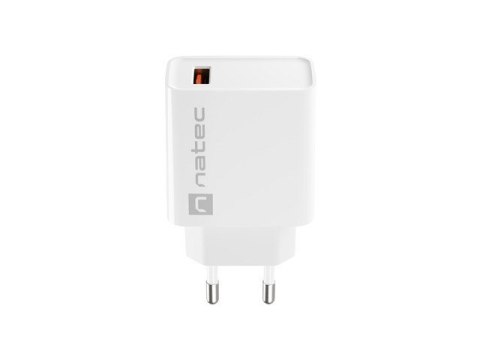 NATEC ŁADOWARKA SIECIOWA RIBERA USB-A 18W BIAŁA NUC-2057 NATEC ŁADOWARKA SIECIOWA RIBERA USB-A 18W BIAŁA NUC-2057