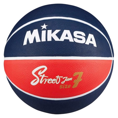 Piłka do koszykówki Mikasa BB702B-NBRW granatowo-czerwona rozm. 7 Piłka do koszykówki Mikasa BB702B-NBRW granatowo-czerwona rozm. 7