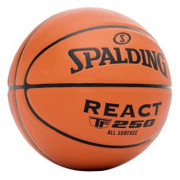 Piłka do koszykówki Spalding React TF-250 brązowa rozm. 7 76801Z