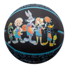 Piłka do koszykówki Spalding Space Jam Tune Squad Roster czarno-niebieska rozm. 7 84582Z