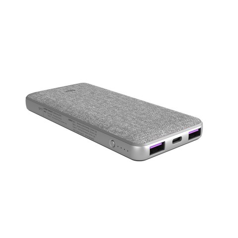 Powerbank Silicon Power QP77 10000mAh QC3.0+PD 2xUSB A, 1x mUSB + 2x USB C, szary Powerbank Silicon Power QP77 10000mAh QC3.0+PD 2xUSB A, 1x mUSB + 2x USB C, szary