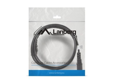 Przedłużacz Lanberg CA-C13E-11CC-0018-BK (C13 / IEC C13 / IEC 320 C13 M - C14 F; 1,8m; kolor czarny) Przedłużacz Lanberg CA-C13E-11CC-0018-BK (C13 / IEC C13 / IEC 320 C13 M - C14 F; 1,8m; kolor czarny)