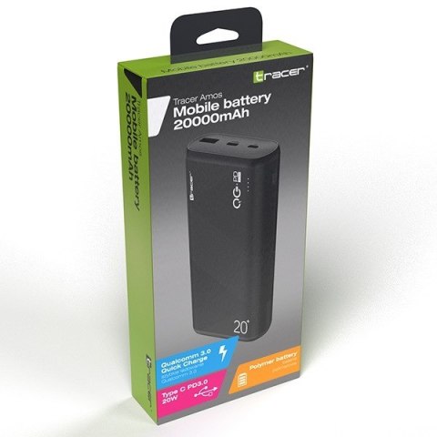 TRACER POWERBANK AMOS 20000MAH QC3.0 PD 20W TRABAT47094 TRACER POWERBANK AMOS 20000MAH QC3.0 PD 20W TRABAT47094