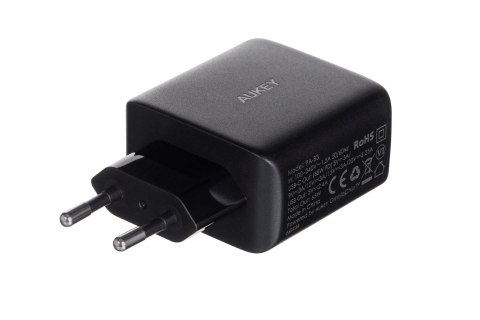 AUEKY PA-B3 BLACK ŁADOWARKA SIECIOWA 65W 2XUSB-C AUEKY PA-B3 BLACK ŁADOWARKA SIECIOWA 65W 2XUSB-C