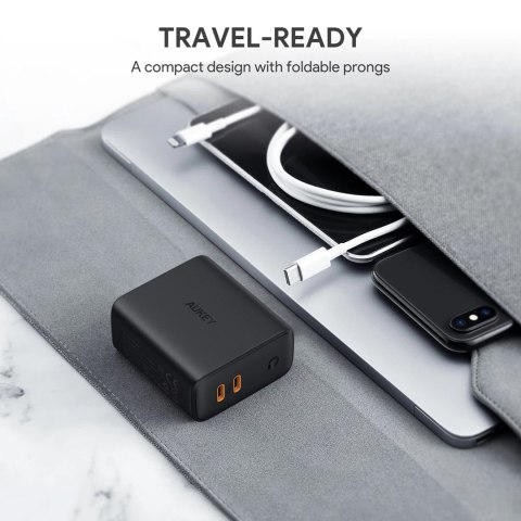 AUEKY PA-D2 ŁADOWARKA SIECIOWA 36W 2XUSB-C PD AUEKY PA-D2 ŁADOWARKA SIECIOWA 36W 2XUSB-C PD