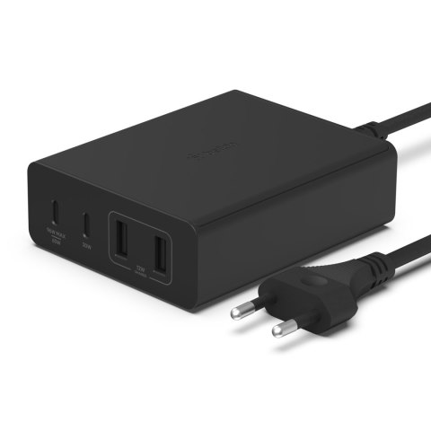 BELKIN ŁADOWARKA 108W 4-PORTY USB GAN DESKTOP BLK BELKIN ŁADOWARKA 108W 4-PORTY USB GAN DESKTOP BLK