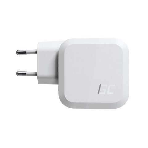 GREEN CELL ŁADOWARKA MULTI USB GAN GC POWERGAN 65W PD 3.0 QC 3.0 2XUSB-C 1XUSB-A BIAŁA GREEN CELL ŁADOWARKA MULTI USB GAN GC POWERGAN 65W PD 3.0 QC 3.0 2XUSB-C 1XUSB-A BIAŁA
