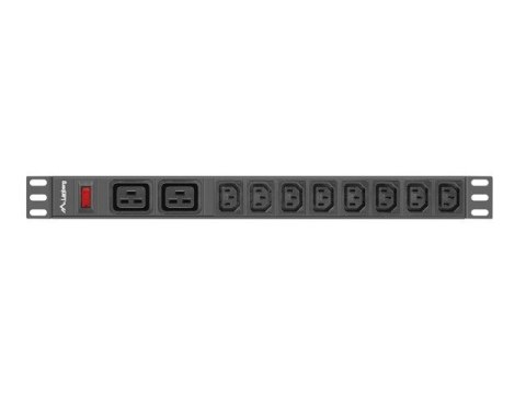 LANBERG LISTWA ZASILAJĄCA RACK 19" PDU PDU-02I1908I-0200-C20-BK (1U, 16A, 2X C19, 8X IEC C13, 2M, WTYK C20) LANBERG LISTWA ZASILAJĄCA RACK 19" PDU PDU-02I1908I-0200-C20-BK (1U, 16A, 2X C19, 8X IEC C13, 2M, WTYK C20)