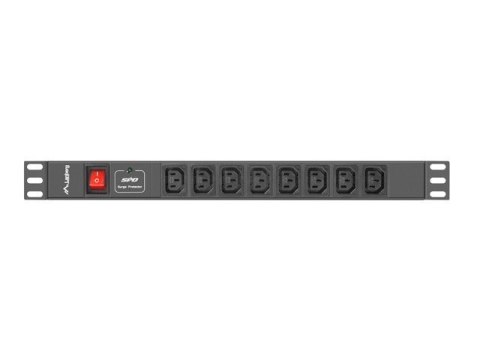 LANBERG LISTWA ZASILAJĄCA RACK 19" PDU PDU-08I-0200-C20-BK (1U, 16A, 8X IEC C13, 2M, WTYK C20) LANBERG LISTWA ZASILAJĄCA RACK 19" PDU PDU-08I-0200-C20-BK (1U, 16A, 8X IEC C13, 2M, WTYK C20)