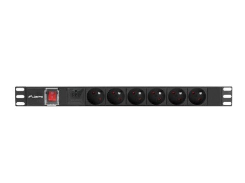 LANBERG LISTWA ZASILAJĄCA RACK PDU 19" (1U, 16A, 6X 230V PL, 2M, CZARNA) PDU-06E-0200-BK LANBERG LISTWA ZASILAJĄCA RACK PDU 19" (1U, 16A, 6X 230V PL, 2M, CZARNA) PDU-06E-0200-BK