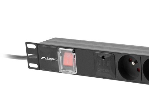 LANBERG LISTWA ZASILAJĄCA RACK PDU 19" (1U, 16A, 6X 230V PL, 2M, CZARNA) PDU-06E-0200-BK LANBERG LISTWA ZASILAJĄCA RACK PDU 19" (1U, 16A, 6X 230V PL, 2M, CZARNA) PDU-06E-0200-BK