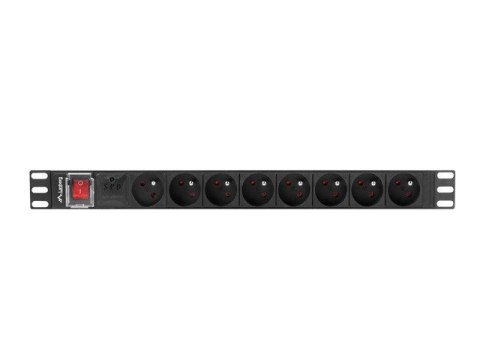LANBERG LISTWA ZASILAJĄCA RACK PDU 19" (1U, 16A, 8X 230V PL, 2M, CZARNA) PDU-08E-0200-BK LANBERG LISTWA ZASILAJĄCA RACK PDU 19" (1U, 16A, 8X 230V PL, 2M, CZARNA) PDU-08E-0200-BK
