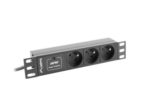 Listwa RACK Lanberg PDU-03E-0200-IEC-BK (3 x Typ E; 10 A; 2m; kolor czarny) Listwa RACK Lanberg PDU-03E-0200-IEC-BK (3 x Typ E; 10 A; 2m; kolor czarny)