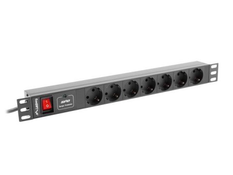 Listwa RACK, zasilająca Lanberg PDU-07F-0200-IEC-BK (7 x UTE; 10 A; 2m; kolor czarny) Listwa RACK, zasilająca Lanberg PDU-07F-0200-IEC-BK (7 x UTE; 10 A; 2m; kolor czarny)