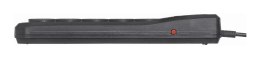 Listwa przeciwprzepięciowa Activejet 5gn/1,5m/cz (10A; 2300W) 1,5m; kolor czarny