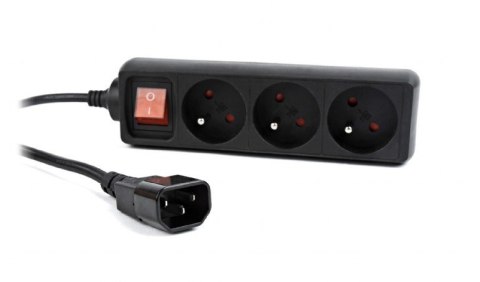 Listwa zasilająca ENERGENIE EG-PSU3F-01 (3 x Typ E; 10 A; 0,6m; kolor czarny) Listwa zasilająca ENERGENIE EG-PSU3F-01 (3 x Typ E; 10 A; 0,6m; kolor czarny)