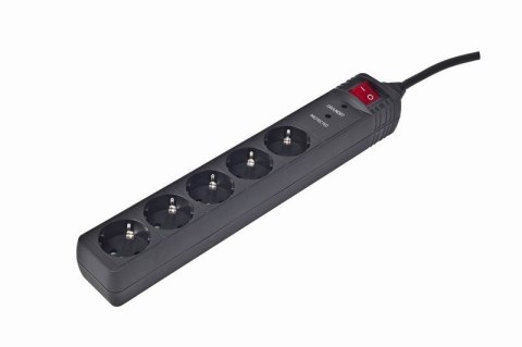 Listwa zasilająca ENERGENIE SPG5-C-10 (5 x VDE; 3m; kolor czarny) Listwa zasilająca ENERGENIE SPG5-C-10 (5 x VDE; 3m; kolor czarny)